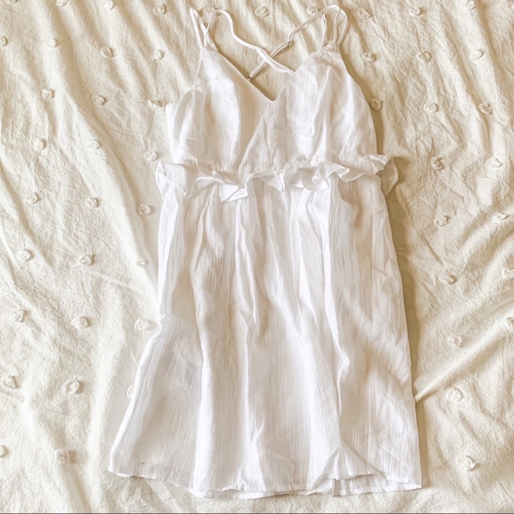 BCBGeneration white flowy summer dress - Picture 5 of 9